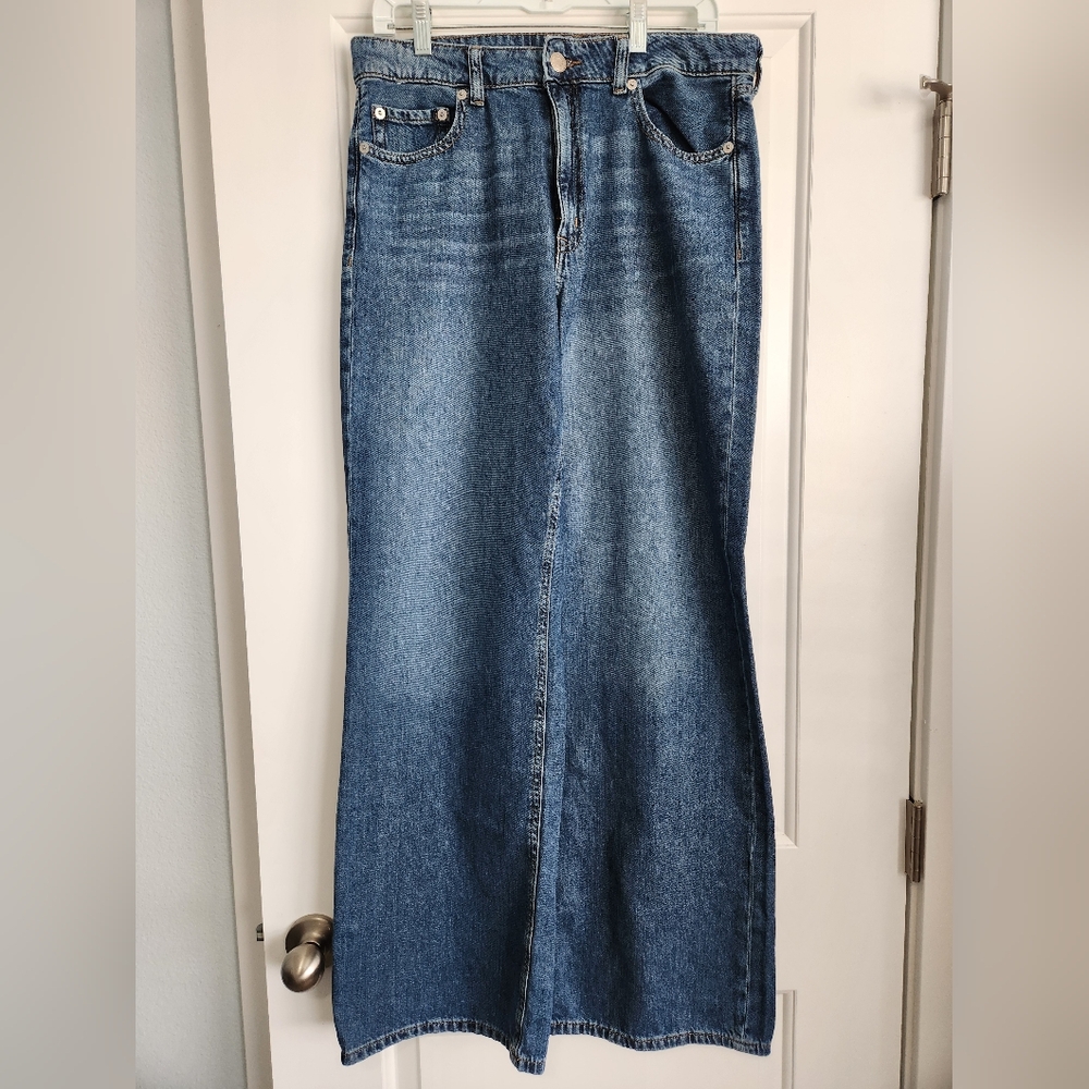 Aeropostale High-Rise Wide Leg Jeans   10 NWOT